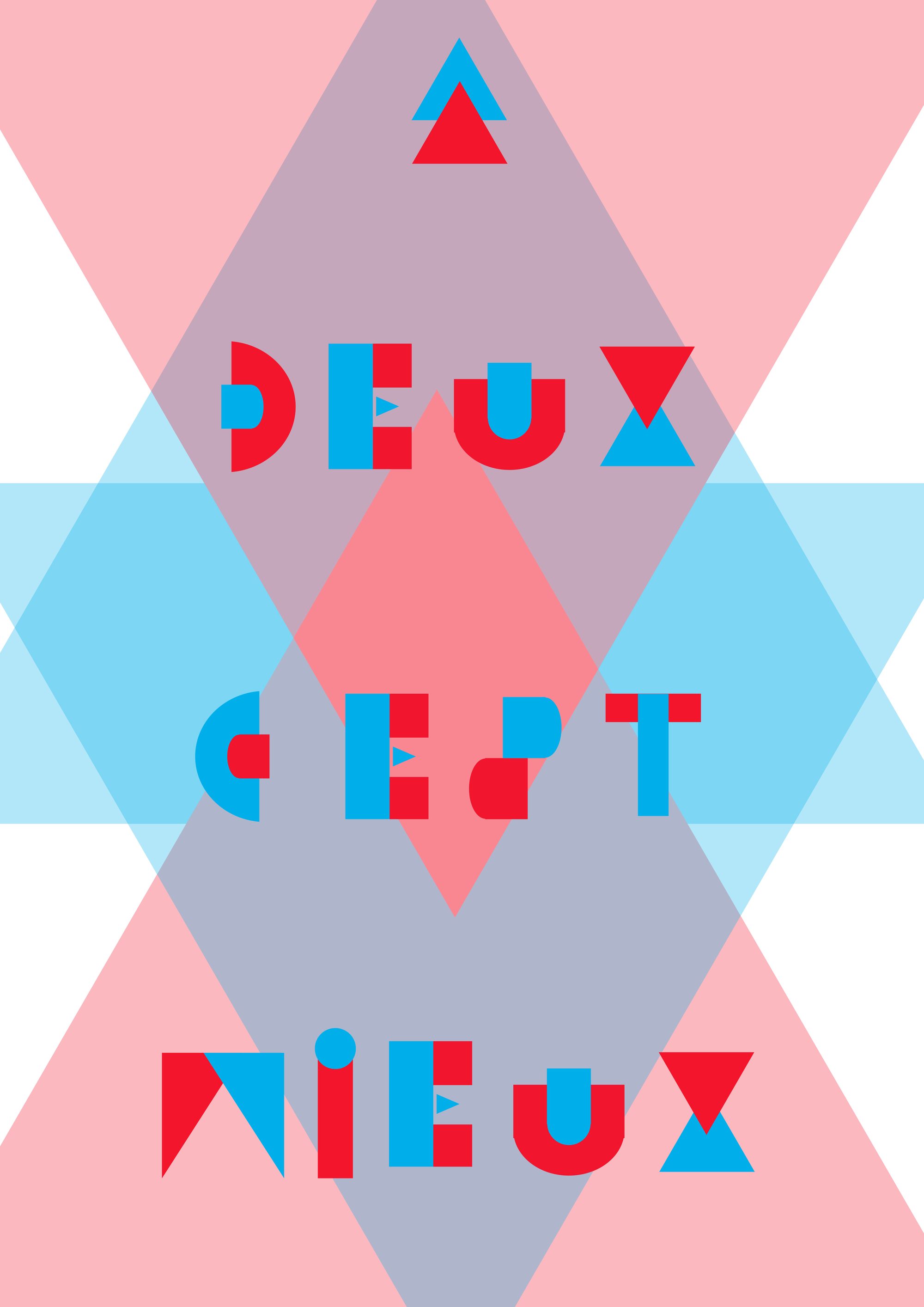 Deux c’est mieux — affiche