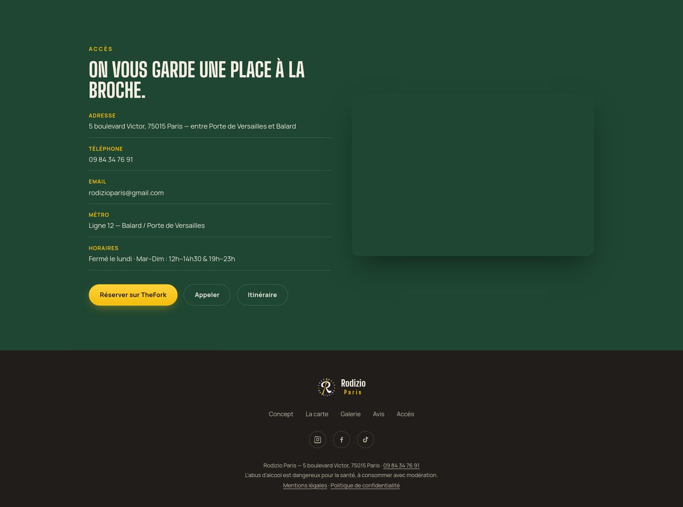 L’accès, rendu évident